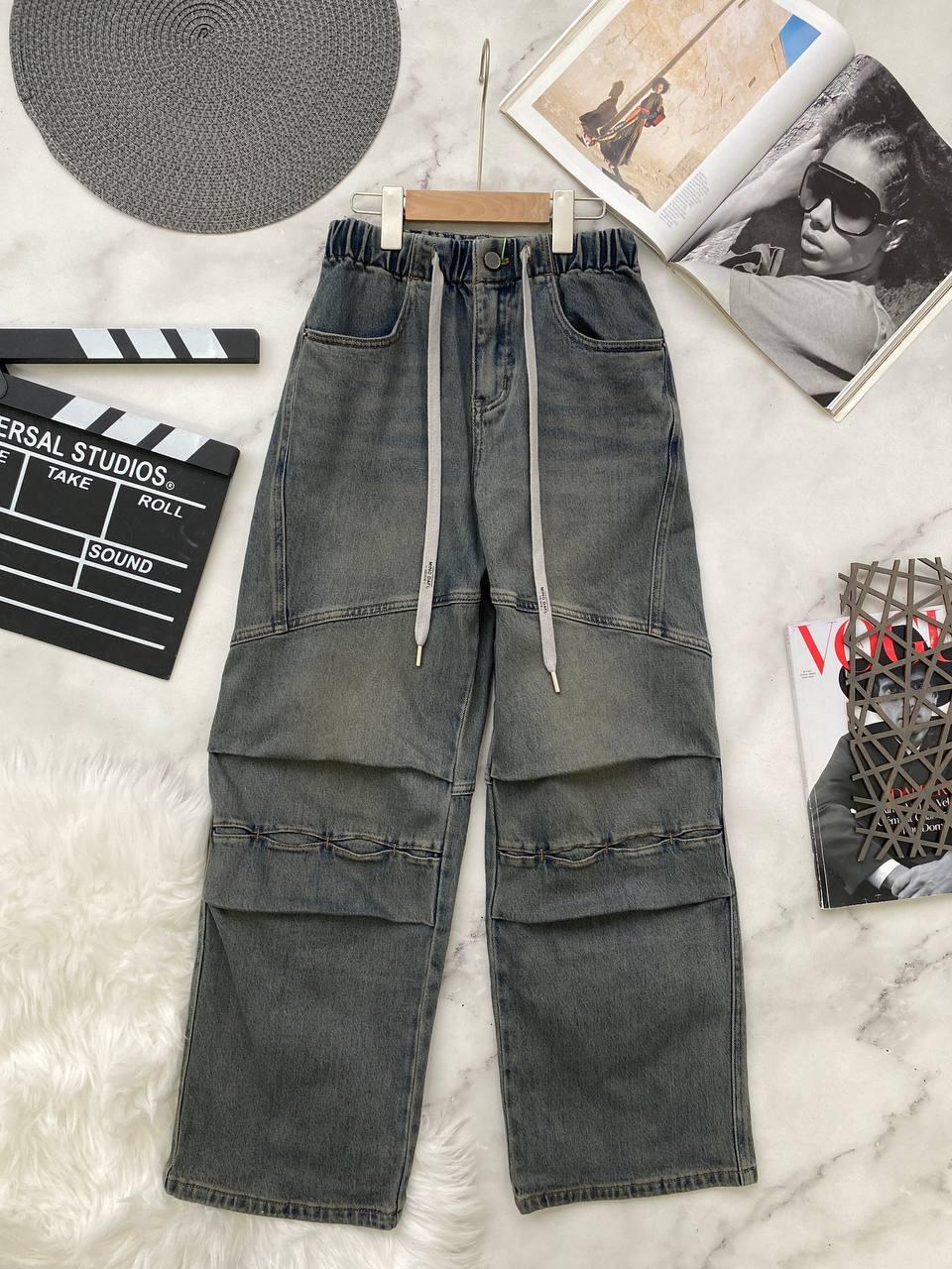 Джинси Сіро-синій 6604 42, Denim, Сіро-синій, Для хлопчиків, Весна Осінь, 146