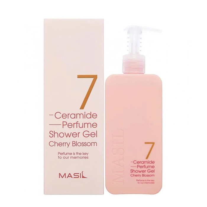 Гель для душу з церамідами "Квітуча вишня" MASIL 7 Ceramide Perfume Shower Gel Cherry Blossom 300ml