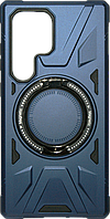 Накладка SA S24 Ultra S928B blue WAVE Iron Grip with Magnetic Ring