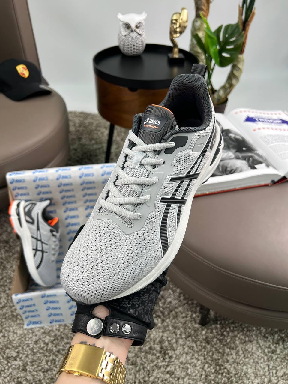 Чоловічі текстильні кросівки ASICS GT-1000 11 Grey Black, чоловічі кеди Асікс текстиль сірі. Чоловіче взуття