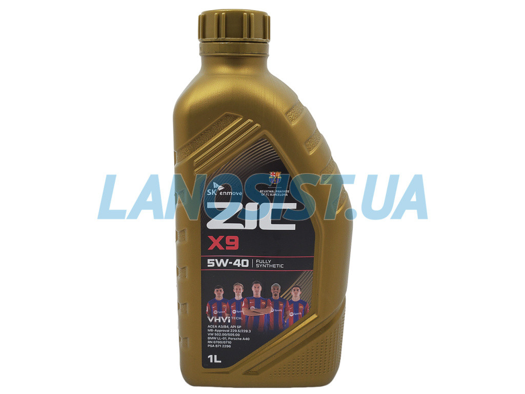 Олива моторна ZIC X9 5W-40 1L 4107879231