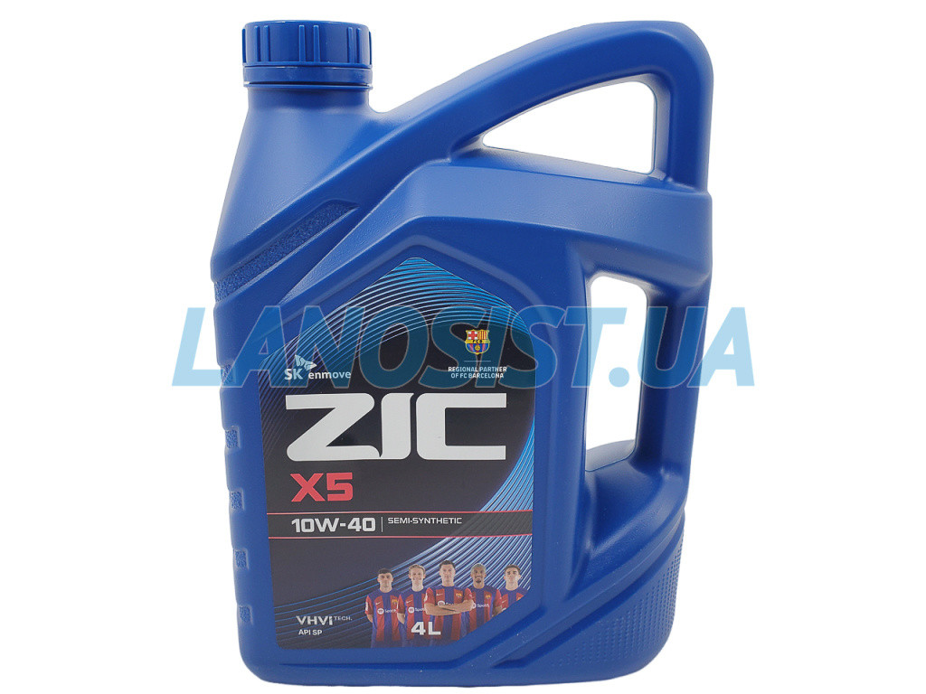 Олива моторна ZIC X5 10W-40 4L 4107879249