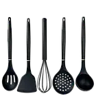 Універсальний кухонний набір MAGIO/MG-1097B 11 приладів: 5ножів+5кух.приладів+дошка/силікон, фото 3