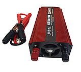 Інвертор із чистою синусоїдою 2000W (1000W) перетворювач напруги з 12В на 220В, Red, фото 4