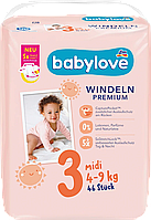 Підгузники Babylove Німеччина 3 (4-9кг) 46шт