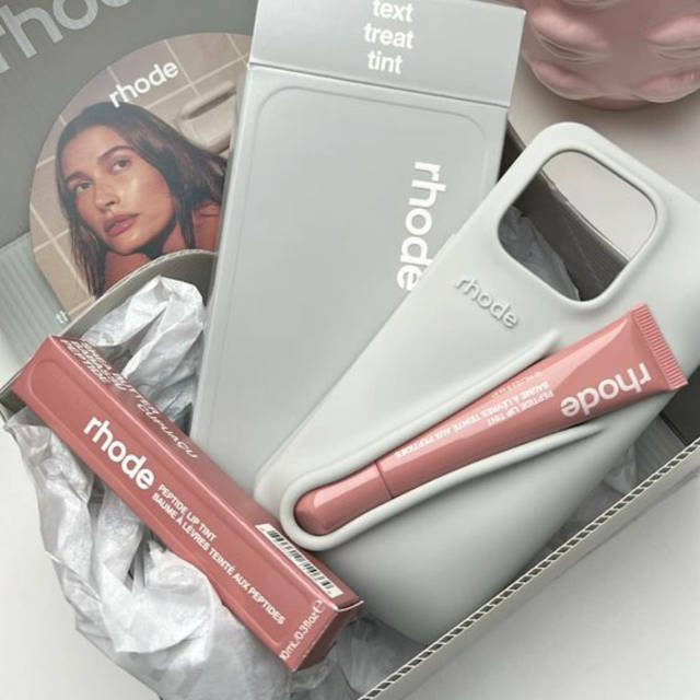 RHODE ケース　iphone 14promax Чехол для телефона Rhode Lip Case Gray для iPhone 14 Pro Max
