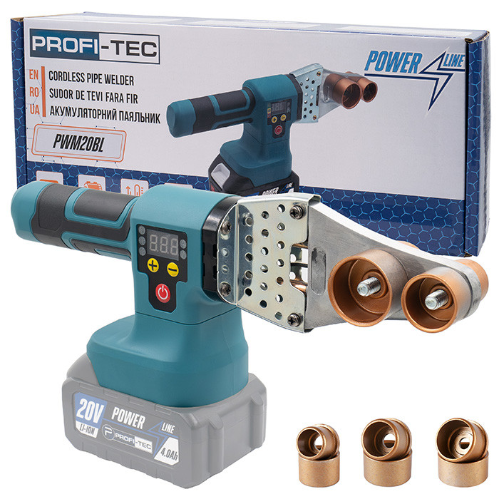 Акумуляторний паяльник PROFI-TEC PWM20BL POWERLine, фото 1