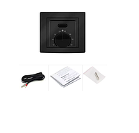 Терморегулятор для теплої підлоги MINCO HEAT 16А 3500 чорний