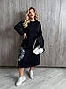 Р-ри 52-66 Трикотажна спортивна сукня з бомбером, фото 4