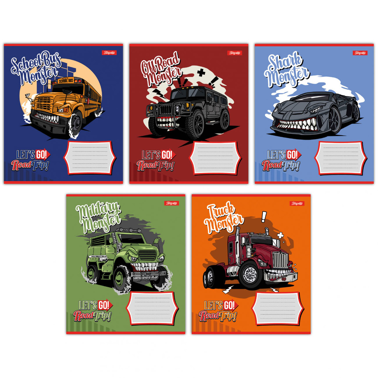 Зошит для записів 1 Вересня Road trip в асортименті 767222, фото 1