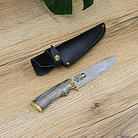 Мисливський ніж Тризуб бронза ручної роботи