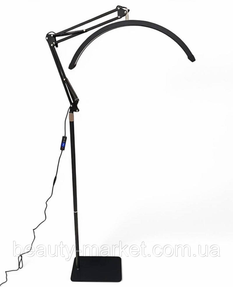 Безтіньова LED-лампа на штативі HD-M40X, 36 Вт, чорна