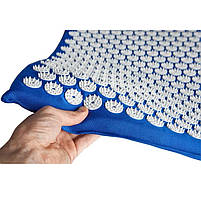 Килимок аплікатор коваля для акупунктури Dobetters Blue-масажер для спини 4 шт., фото 4