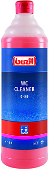 G465 WC Cleaner, гелеподібний засіб для унітазів і пісуарів на основі соляної кислоти, Buzil 1л.