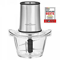 Подрібнювач кухонний чоппер ProfiCook Multi Chopper 1 л 400 Вт Нержавіюча сталь (PC-MZ1150)