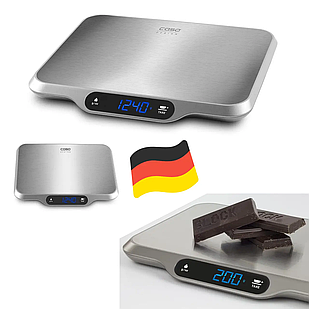 Ваги кухонні з великою поверхнею для зважування продуктів CASO DESIGN L15 3292 до 15 кг. великі