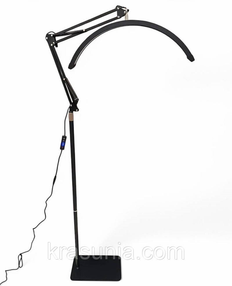 Безтіньова LED-лампа на штативі HD-M40X, 36 Вт, чорна