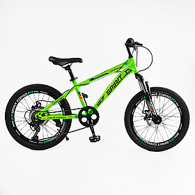 Велосипед двухколесний Corso Spirit на 20 дюймів, Green 20622