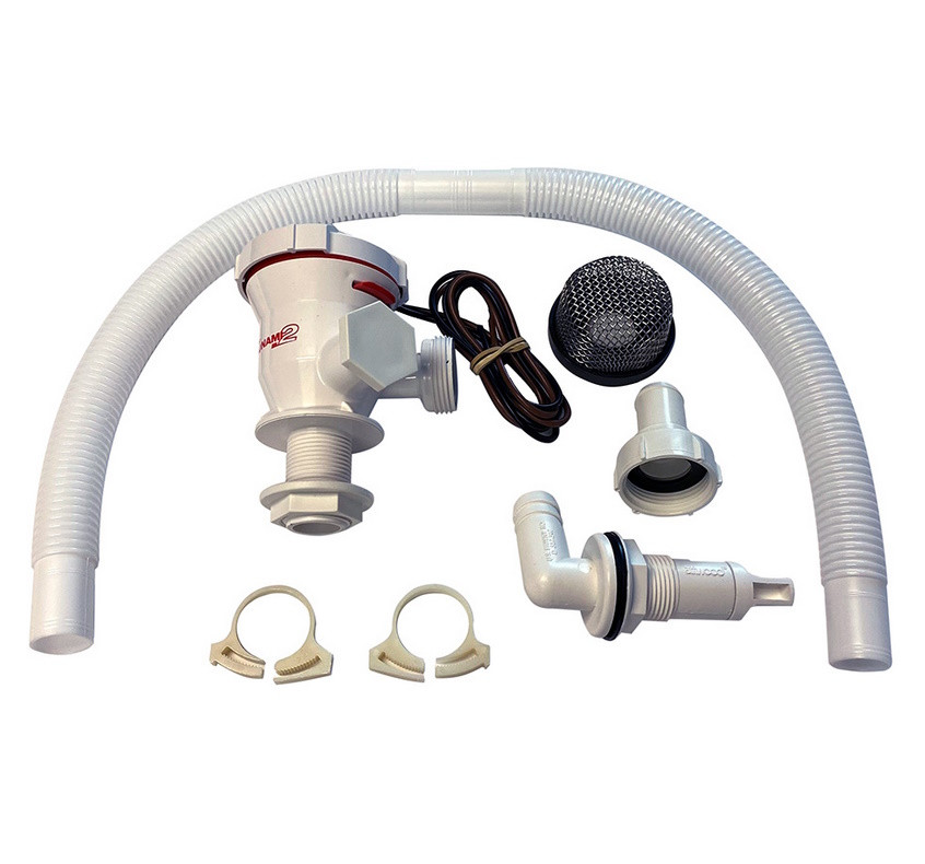 Помпа аератора для човна (комплект) Attwood Tsunami T500 MK2 500gph (5253-4), фото 1