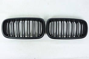 Решітка радіатора, чорний мат, M-Рak (без отв. і подіуму під шильдик) BMW X5 F15/ X6 F16 2013-2018