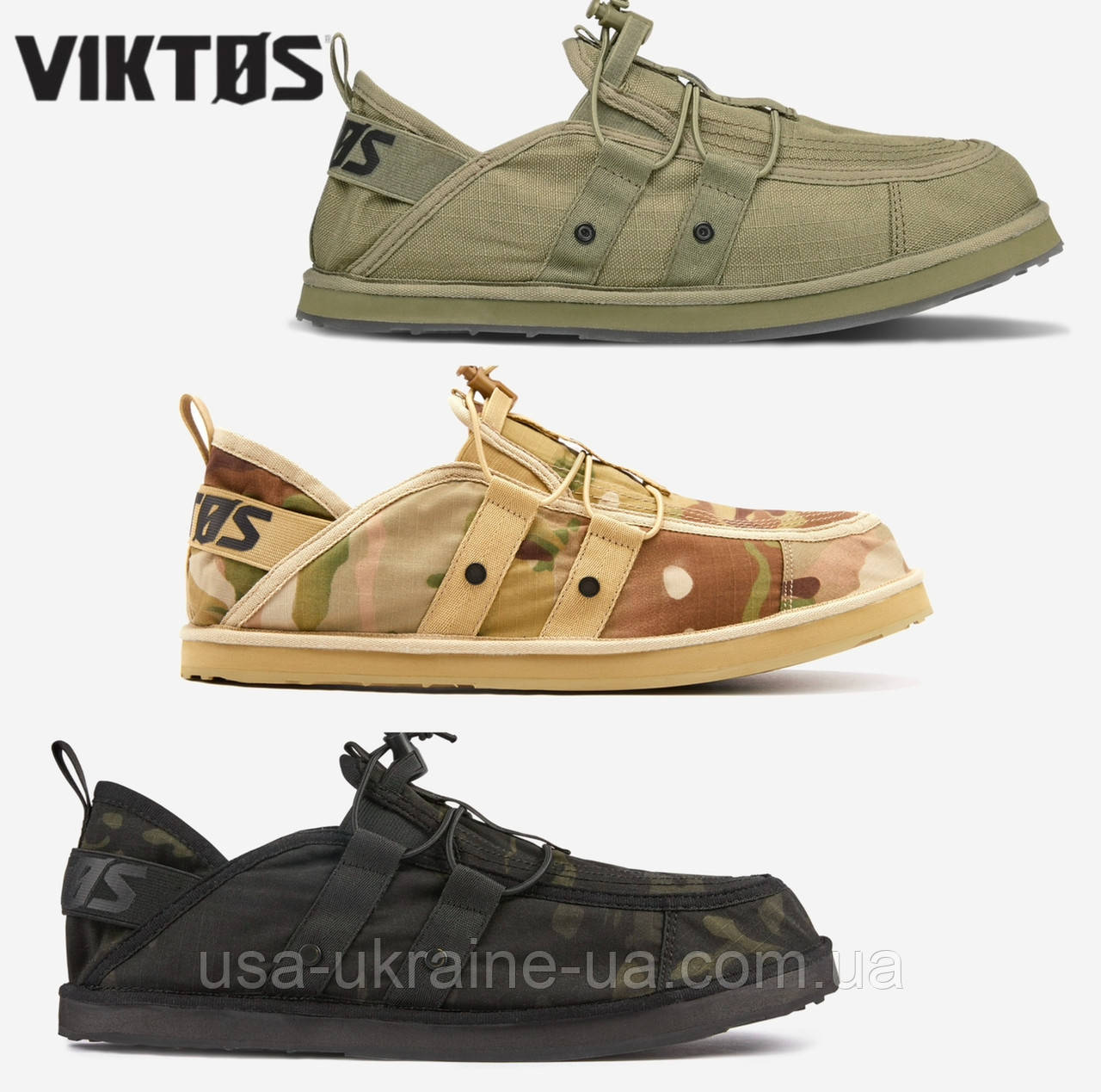 Тактичні кросівки VIKTOS TRENCHFOOT мультикам, чорний мультикам, олива (ranger), фото 1