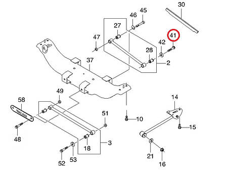 Болт поперечної короткої тяги зовнішній Лачетті GM 94501885, фото 2