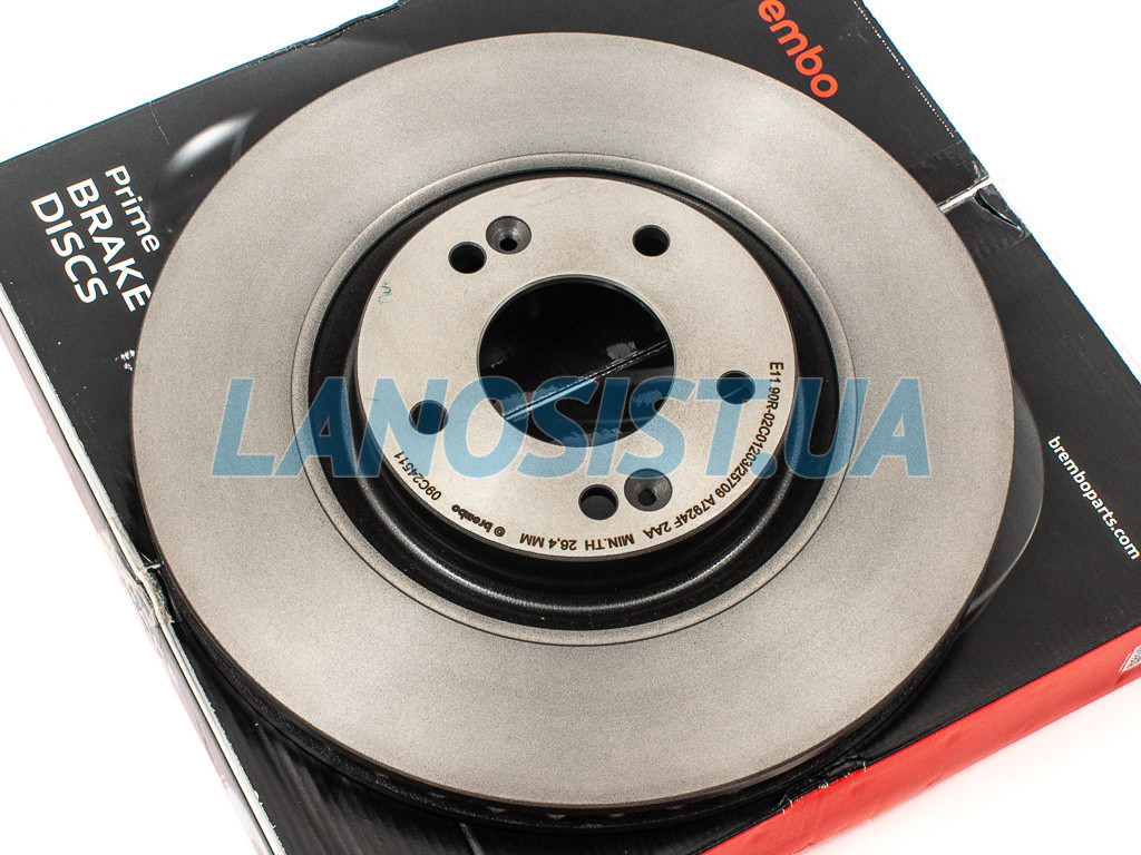 Гальмівний диск Sonata Tucson K7 Optima Sportage Brembo (передній) 09C24511