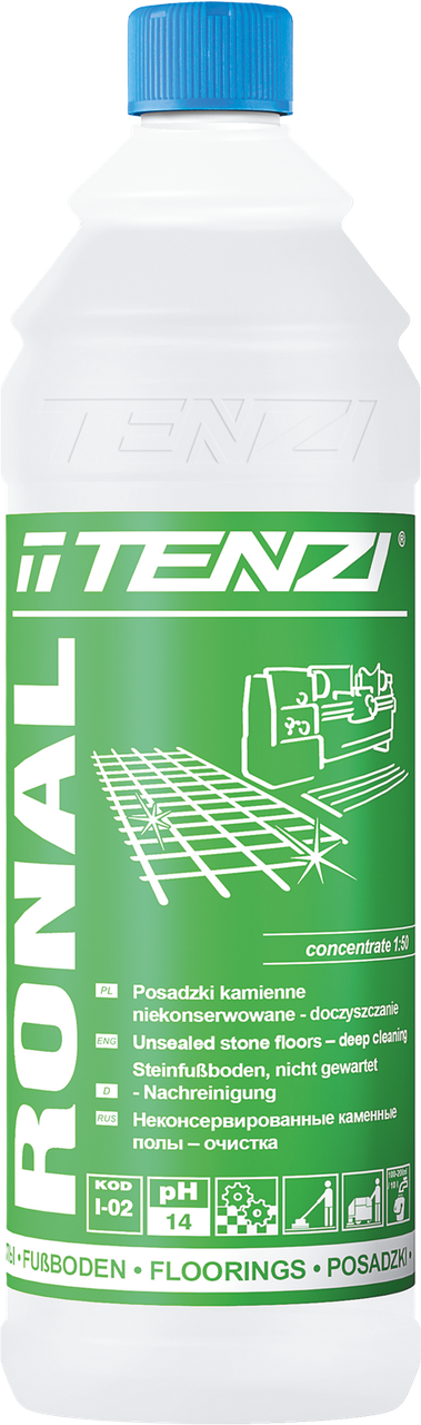 Концентрований препарат для миття кам'яних підлог TENZI HIGIENA LINE TZ-RONAL 1 л