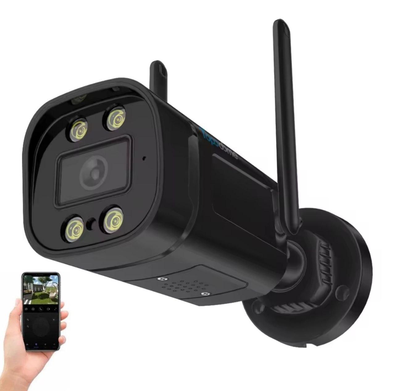 Вулична Wi-Fi IP камера спостереження Topomone B18W-5MP. CamHi Pro