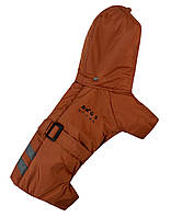 Зимовий комбінезон Dogs Bomba з поясом оранж, № 2