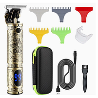 Тример для домашнього використання з кейсом Hots Metal Bronze (LM-800), фото 3