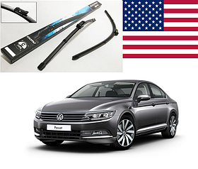 Комплект двірників Volkswagen Passat B7 B8 USA (600 + 475 мм) Пассат Б7 Б8 Америка