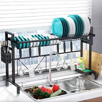 Сушарка для посуду над раковиною, 100х55х28см / Стійка для сушки посуду / Органайзер для посуду