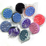 Силіконовий масажер для шкіри голови (шабер для миття волосся), фото 3