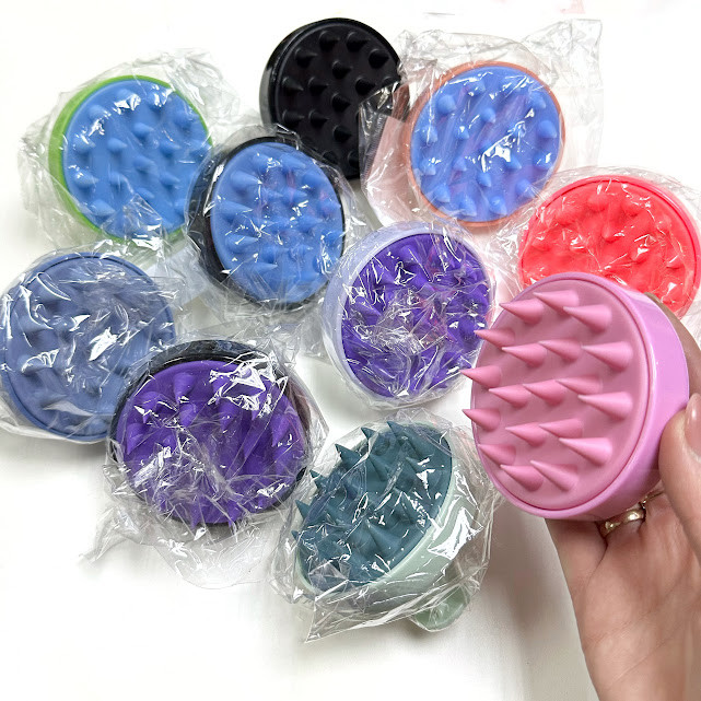 Силіконовий масажер для шкіри голови (шабер для миття волосся), фото 1