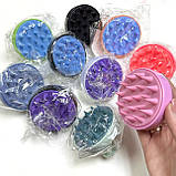 Силіконовий масажер для шкіри голови (шабер для миття волосся), фото 3