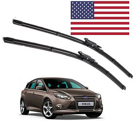 Комплект дворников Ford Focus III 2011- ,кт 2 шт на авто з США