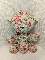 Інтер'єрна іграшка ручної роботи Ведмедик Прованс 17 см