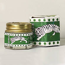 Китайський бальзам з білим тигром Shi Hu You "White Tiger Balm YGY" від болю в суглобах, м'язах і шпорі (25 г)