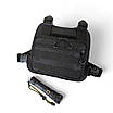 Нагрудна тактична сумка чоловіча, сумка через плече чорна розгрузка, фото 4