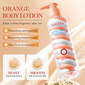 Лосьон для тела с ароматом маршмеллоу и апельсина Sadoer Nicotinamide Marshmallow Body Lotion, 200 мл.