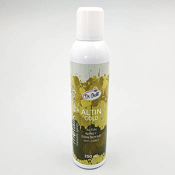 Барвник-спрей Dr. Gusto металік Золото 250 мл