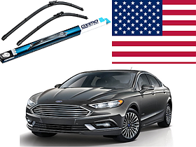 Комплект двірників    	Ford Fusion (Америка) модельні безкаркасні (к-т 2 шт.) B-Type 650 + 650 мм