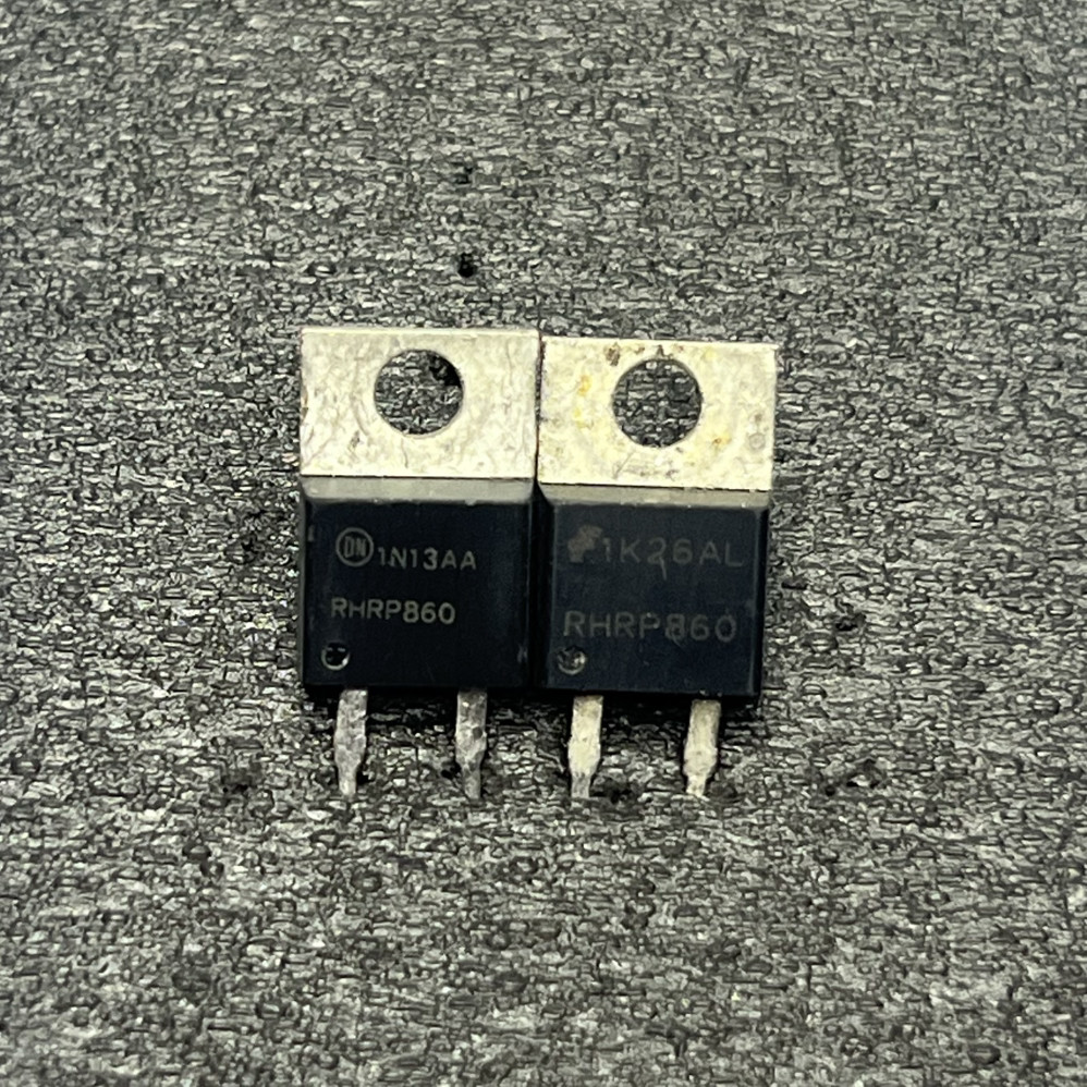 Діод RHRP860 оригінальний демонтаж, TO220-2pin демонтаж, фото 1