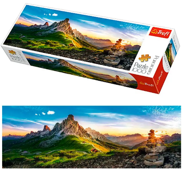 Пазлі Trefl 1000ел. Панорама. Пассо ді Гіа, Доломіти №29038