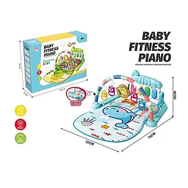 Килимок 688-23 піаніно, мелодії, підсвічування, 4 брязкальця, в коробці
