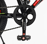 Велосипед двухколесний Corso Spirit на 20 дюймів, Black-Red 20316, фото 7