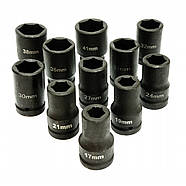 Набір ударних головок 1" 17-41 мм Silver S10614, фото 3