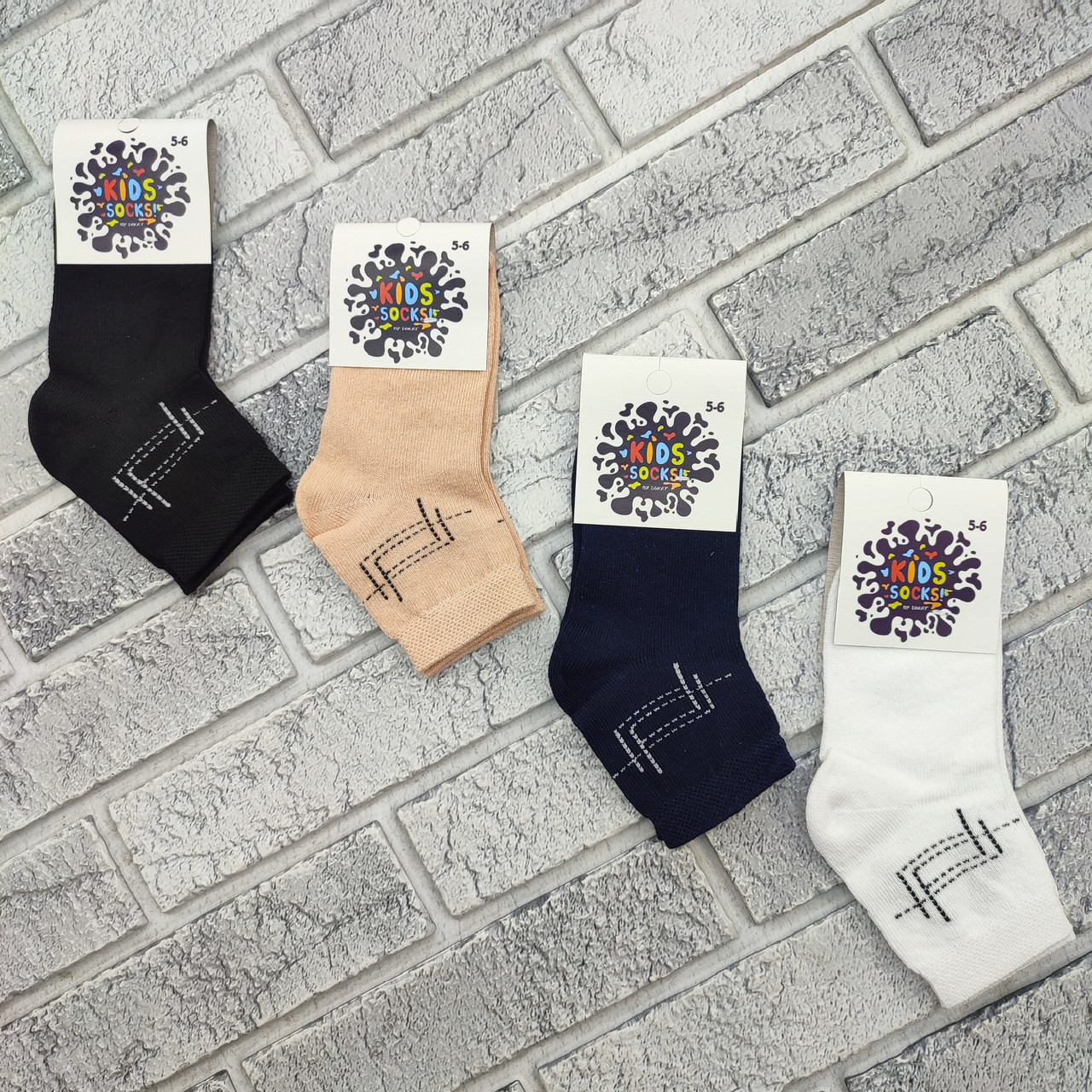 Шкарпетки дитячі середні весна/осінь р.5-6 років малюнок асорті KIDS SOCKS 30038766, фото 1