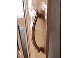 Двері гармошка полуостекленные дуб світлий 102х203, метрова. Міжкімнатні двері гармошка., фото 9
